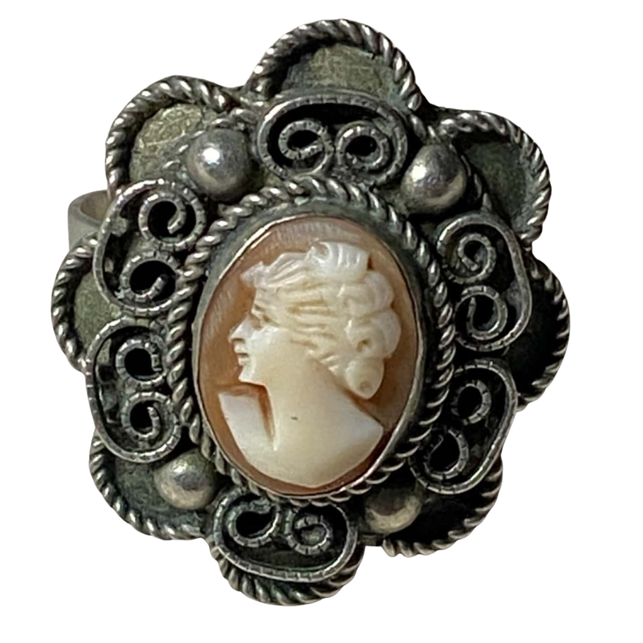 Cameo Ring Made In Italy (s)