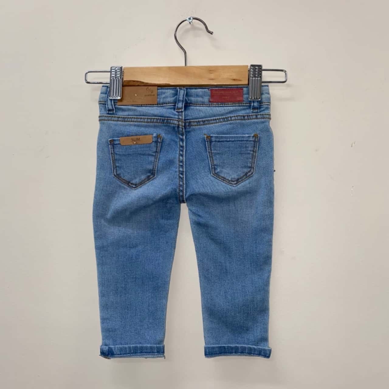 Zara Baby Collection Kids Size 69 mths Blue Jeans New With Tags