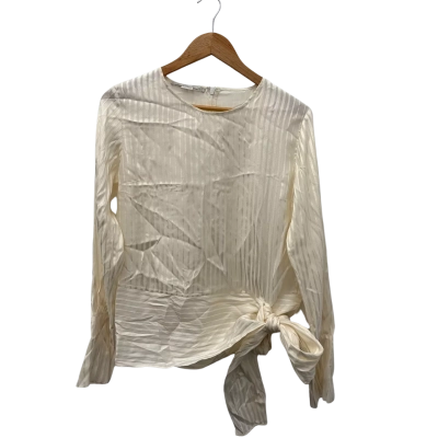 Stella McCartney silk Womens  Size 38 Blouse / Long Sleeve Top White 