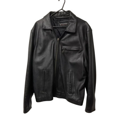 Men’s Wilsons Size L Leather Black  jacket