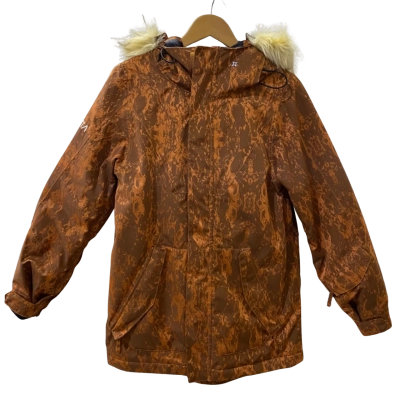 Nikita Womens Size M Orange/Brown Ski Jacket