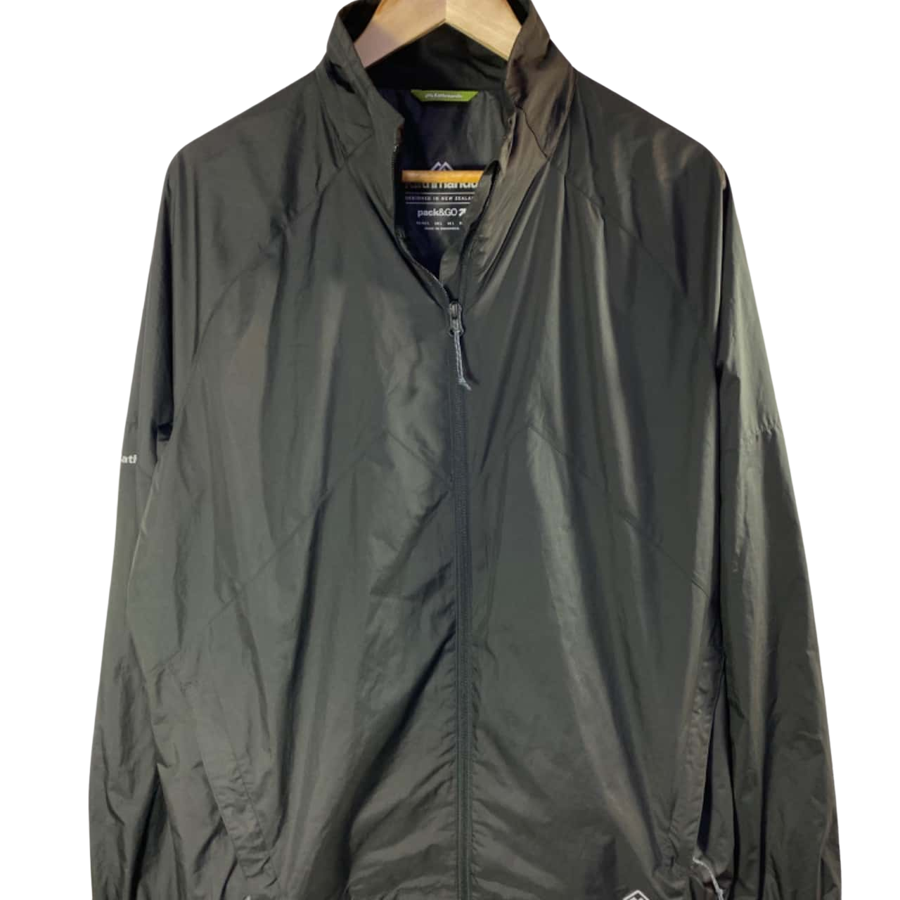 Kathmandu Mens Size L Raincoat Black (s)