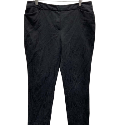 Issue Clark Womens  Size 16 High Waisted/ Straight Leg Pants Black  