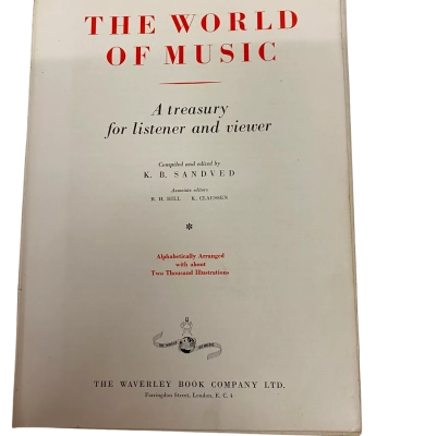 The World of Music: A Treasury for Listeners and Viewers