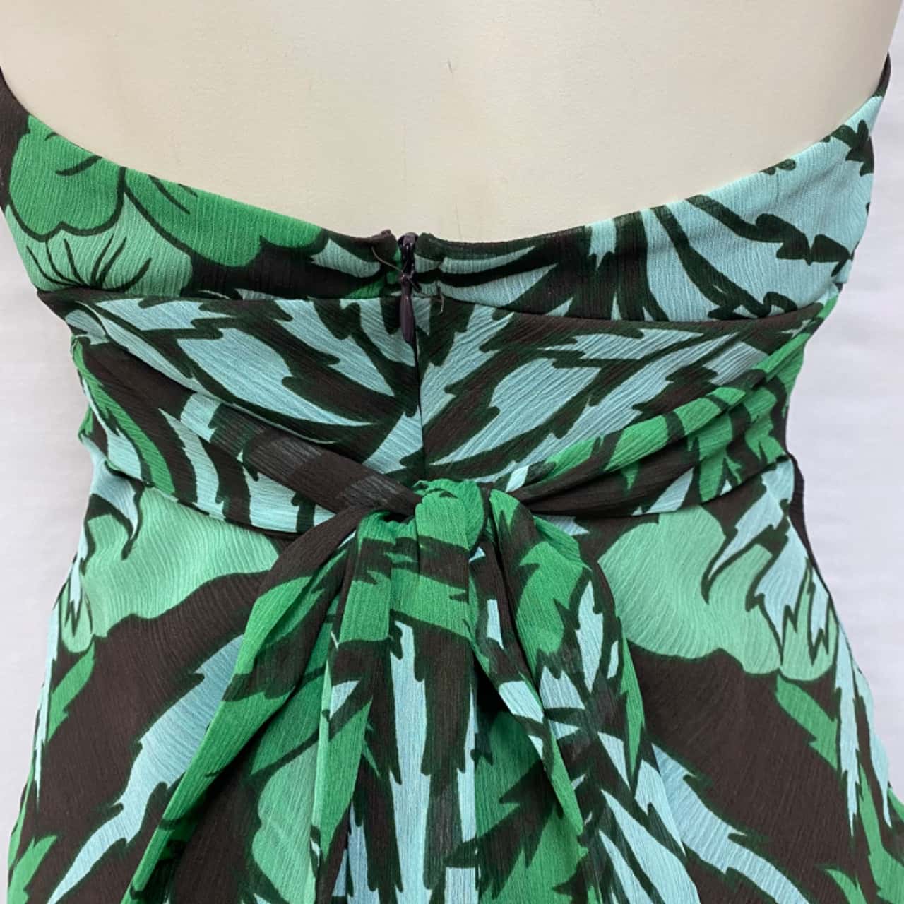 REDUCED Cooper St Womens Size 10 / M Floral Dress / Halter Neck Dress /  Maxi Dress Blue / Brown / Floral / Green (s)