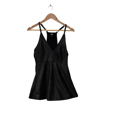  Womens  Size 12 / M Sleeveless Top Black  