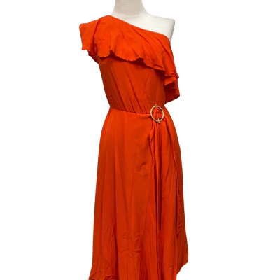 STUNNING Dress By Sacha Drake Womens  Size 8 Cocktail Dress Red 100% silk