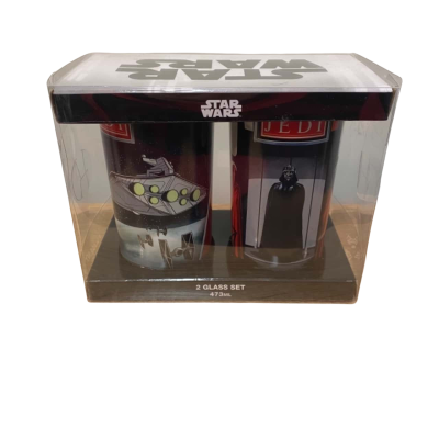 BNIB Star Wars 2 Glass Set 