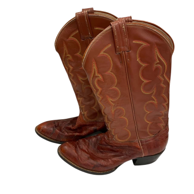 Tony Lama womans Size 8 Boots Brown 