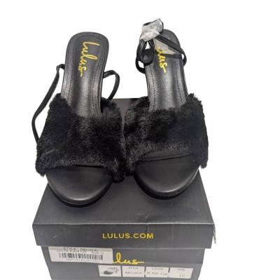 Lulus Heels women's  Size 10 Black  