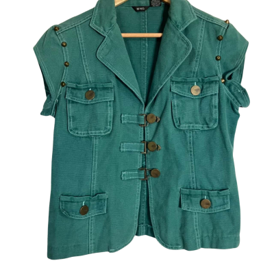 Mango Womens  MNG  Size L Green 