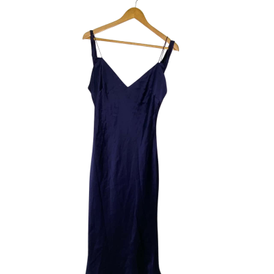 Hansen & Gretel Womens  Size XL Midi Dress Navy Blue 