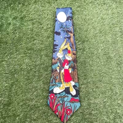 Man Road Handmade Looney Tunes Bugs Bunny and Lola Tie