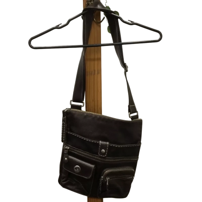  Vintage Roots Brown Handbag Approx 28 x 31cm