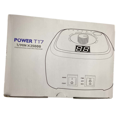 Power T17 Electric Professional Nail Drill with 11 Bits