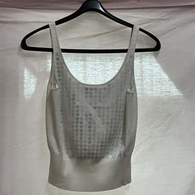 Ted Baker Womens  Size 10 Singlet Top Pattern / White 