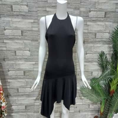  Women's  peppermayo Size 8 Halter Neck Dress / Midi Dress Black  