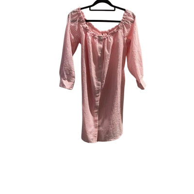 Cotton On Womens  Size L Blouse Pink  / Striped / White  RRP $34.95