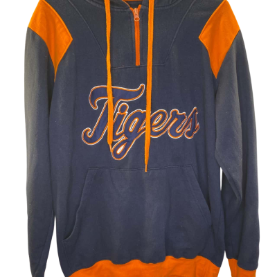 MLB Genuine Merchandise Mens  Navy Blue / Orange Hoodie Size L