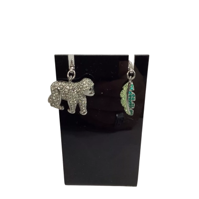 Swarovski SCS 2009 Gorilla & Banana Leather Charm