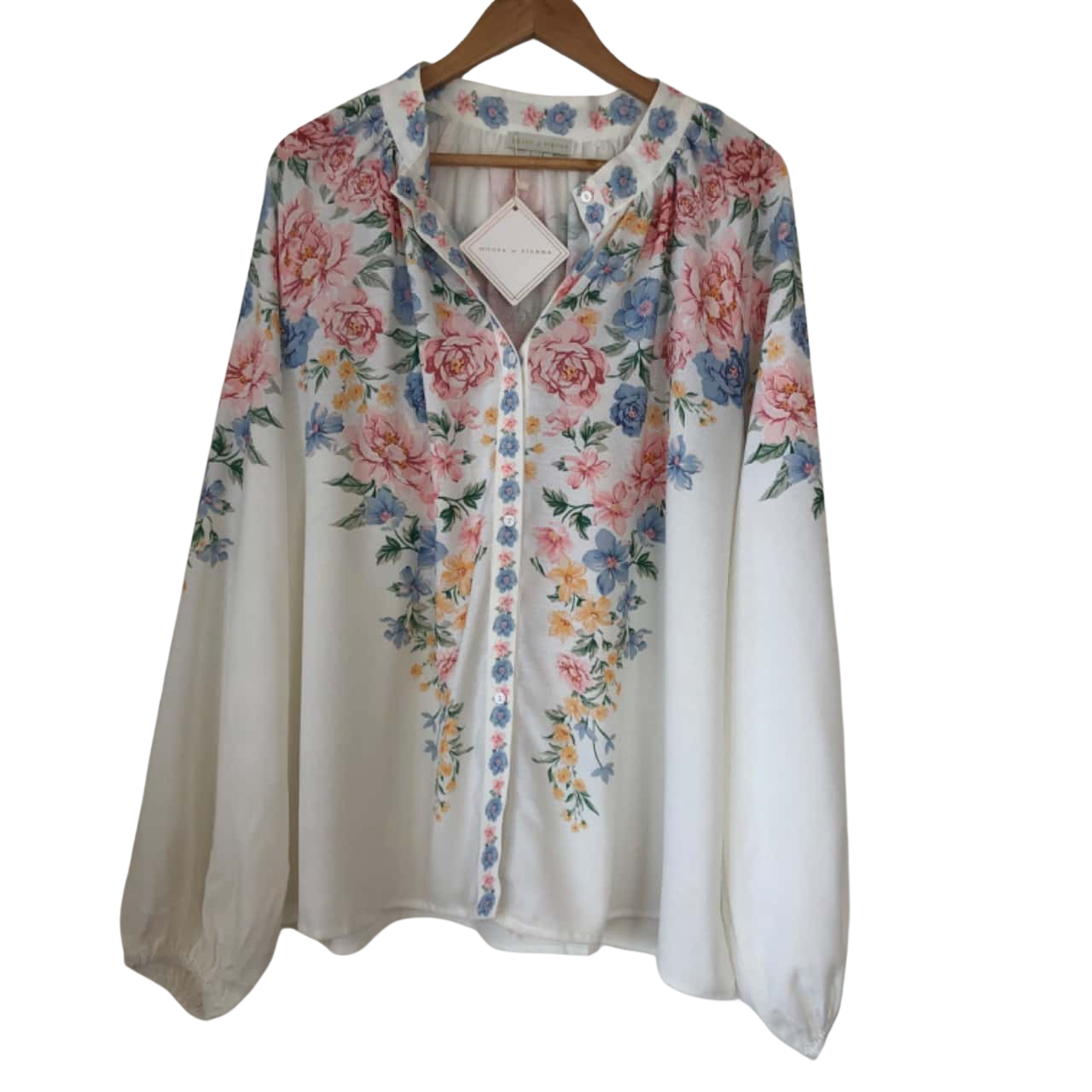 House of Sienna Flower Power Blouse. Size 14 (s) - New With Tags 
