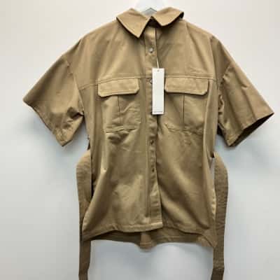  FortyThree Womens  Short Sleeve Shirt Size L