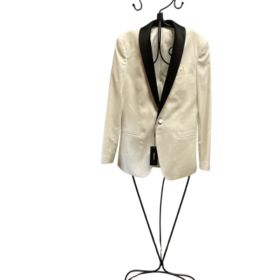 Politix Mens  Size S Suit Jacket Cream 