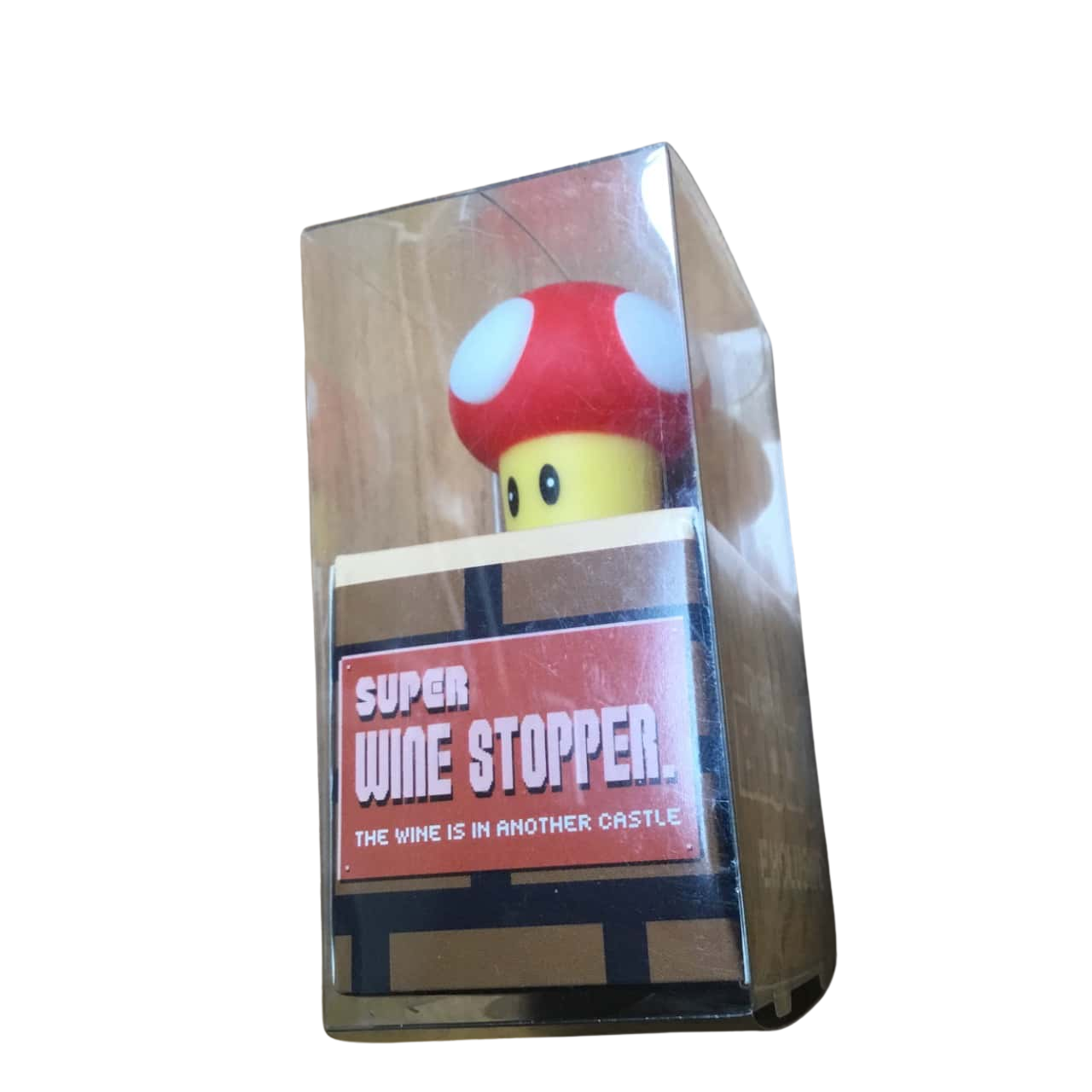 Super Mario Bros Mushroom Wine Stopper Nerd Block Exclusive