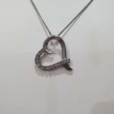 Womens Necklace Silver 925