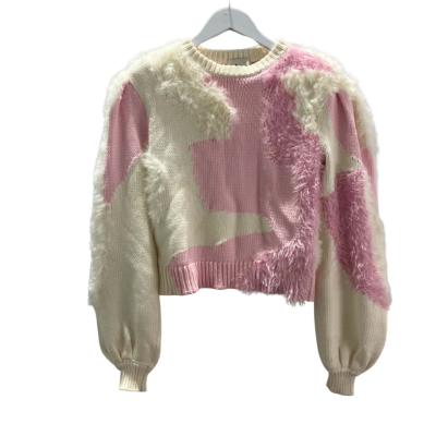 Aje. Women's Size XS Jumper Pink / White 