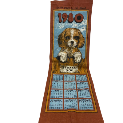 Vintage Tea-Towel - Guide Dogs for the Blind - 1980