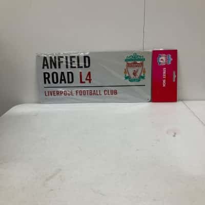 Liverpool Football Club ‘Anfield Road L4’ Street Sign 