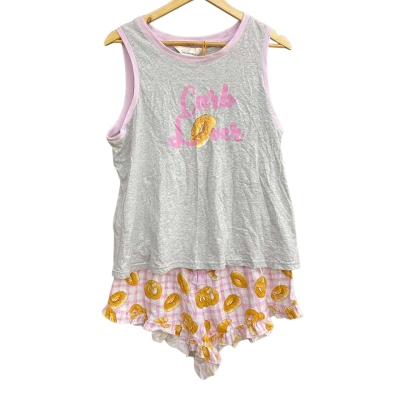 Peter Alexander Womens Size L Pyjamas Checked / Grey 