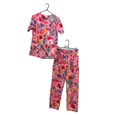 Gorman Scrub Em Up With Love Collection (Pink Scrubs) Size XS