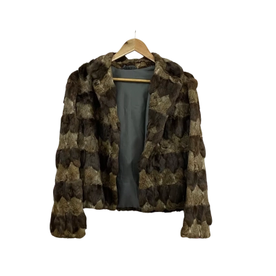 Women’s Stephen Dattner  Size 16 Rabbit Fur Jacket 