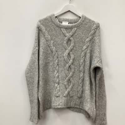 Witchery Womens Jumper Grey  Size XL