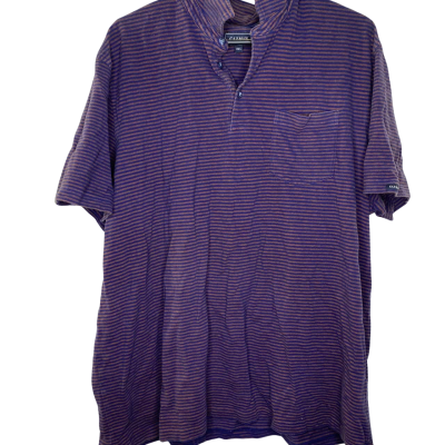 Gazman Mens T-shirt Size XXXL Black  / Red / Striped 