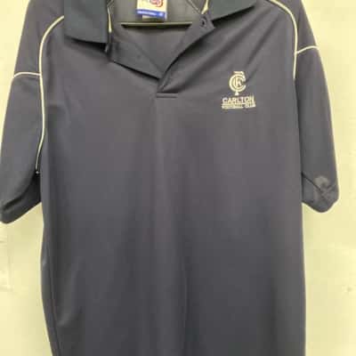 Carlton AFL Mens  Size M Blue polo