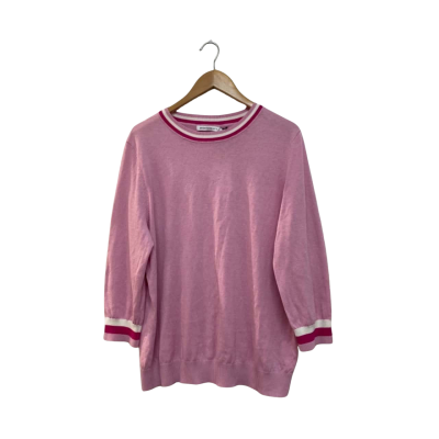 Sportscraft Womens  Size L Long Sleeve Top Pink  - RRP$169.99