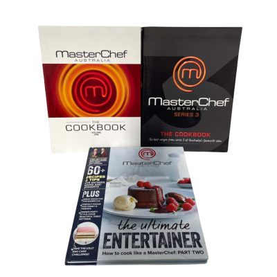 MASTERCHEF Cookbooks x 3