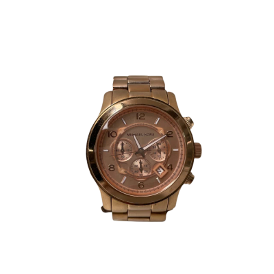 Michael Kors Men’s Runway Chronographer Watch in Rose Gold