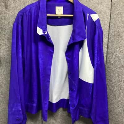 ELK Jacket retro Blue / White 