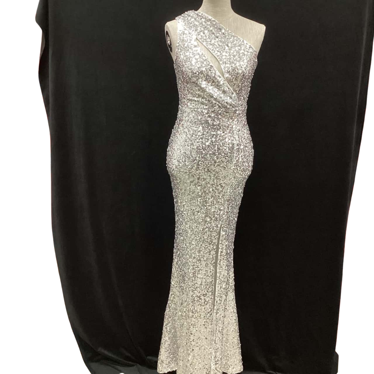 Faeriesty Womens Size XS Silver Formal Dress