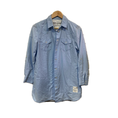 Nice Claup x Girly Couture Mens  Size L Blue long sleeve button up 