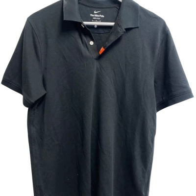 The Nike Polo Mens  Size M Short Sleeve Shirt Black  