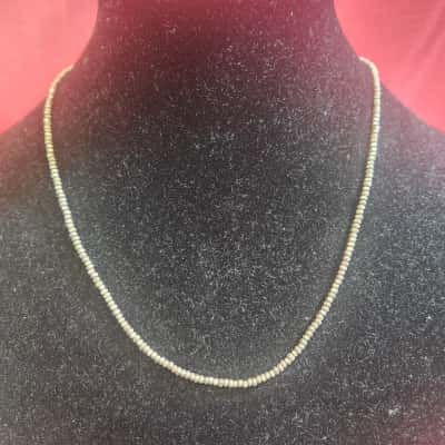 Ladies Embella 99.5 Stamped "Radiant Moon" Necklace- EUC