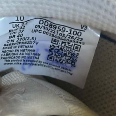 Nike Mens Sneakers Off White / Silver AF1