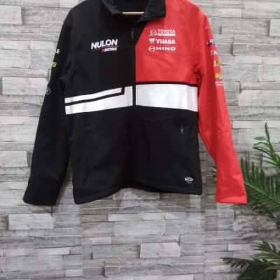   nulon Mens  Size S Front Zipper / Winter Jacket Black  / Red / White 