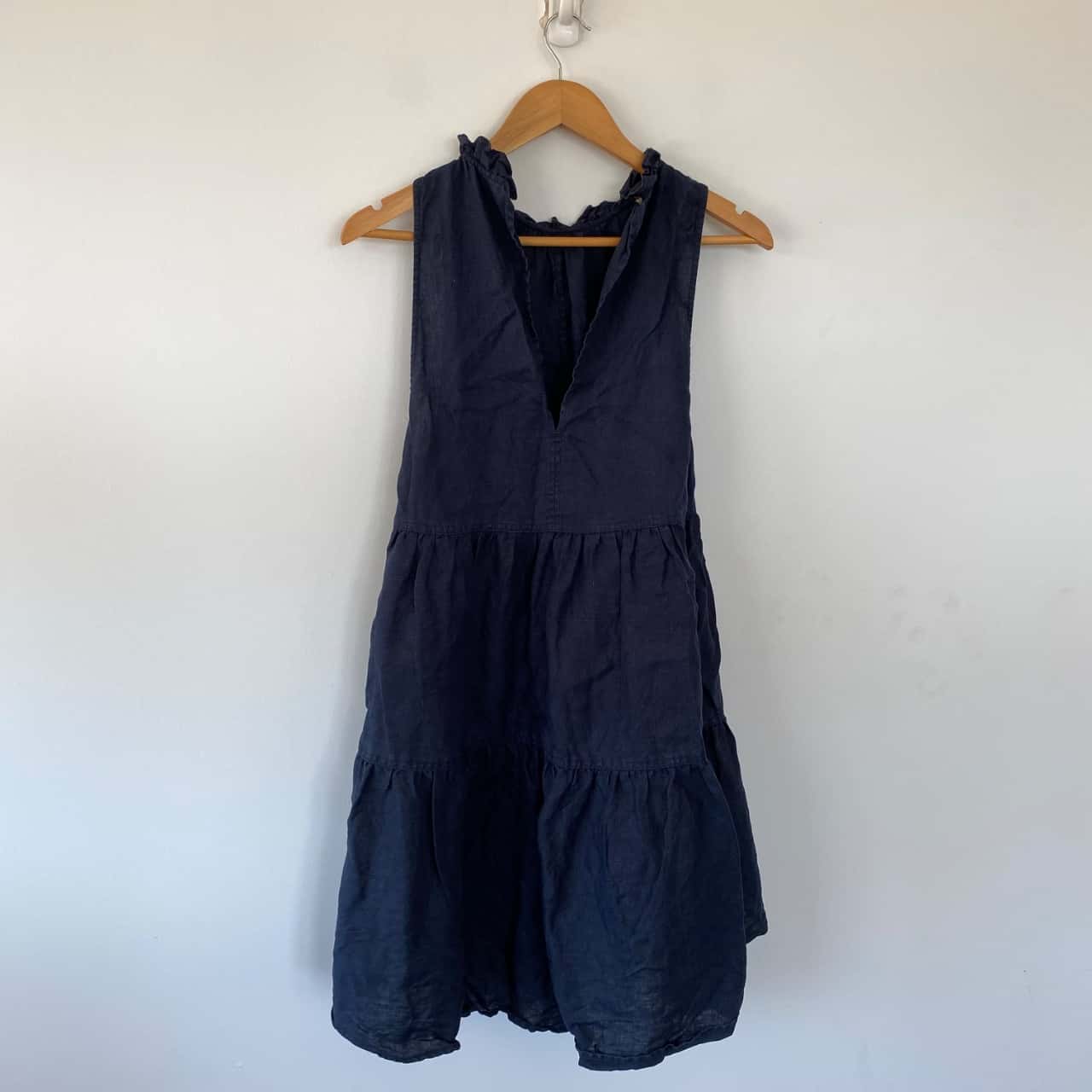 chinese dress ladies SAMPLE-Lana Linen Dress – SABO main image 0