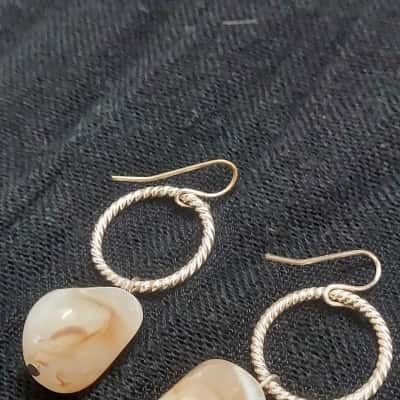 Ladies Earrings Gemstone Design